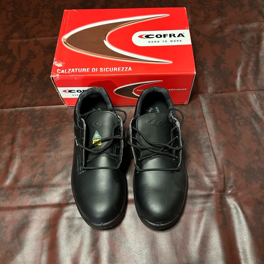 Brand New | Solid, Black | SD+ Microfiber Work Shoes | Metal Free